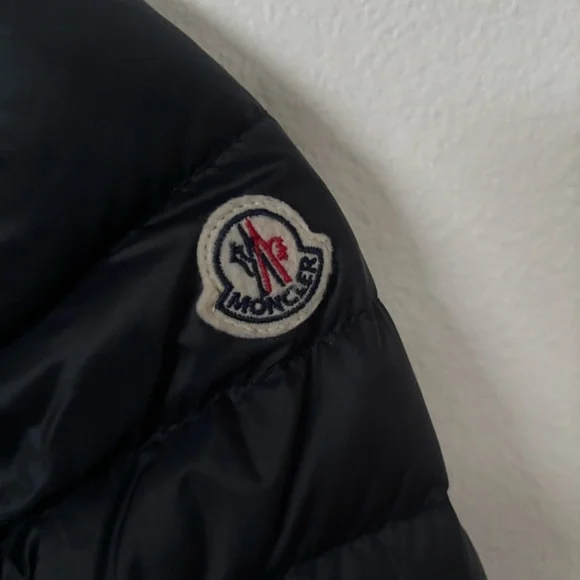 Moncler Kids Down Jacket Enfant Urzay Warm Puffer Coat Navy Boy Girl Size 6 - Picture 6 of 13
